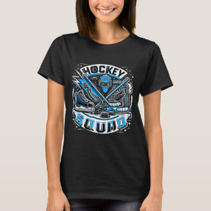Camiseta Esquadrão de Hóquei _ Design de Hóquei Para Jogado