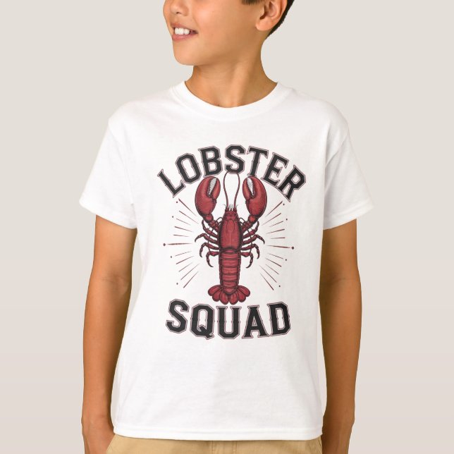 Camiseta Esquadrão de lagosta (Frente)