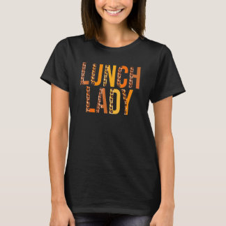 Camiseta Esquadrão de Leopardo da Senhora do Almoço Fofo Ou