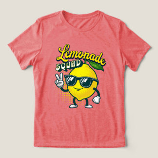 Camiseta Esquadrão de Limonada Diversão Gráfico de Fruta Li