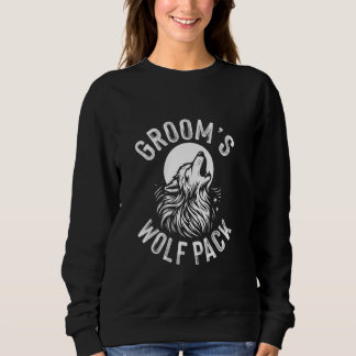 Camiseta Esquadrão de Lobos do Noivo Uivando Ajudantes de N