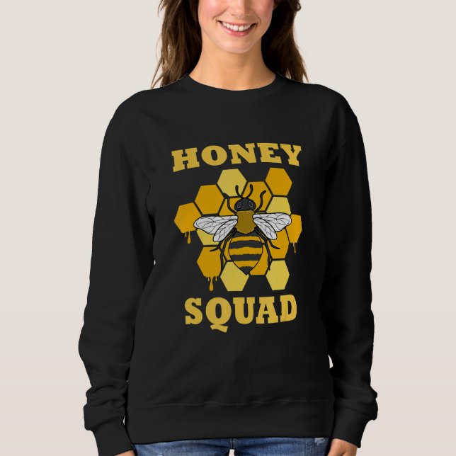 Camiseta Esquadrão de Mel Abelhas Vida Selvagem Doce Natura (Frente)