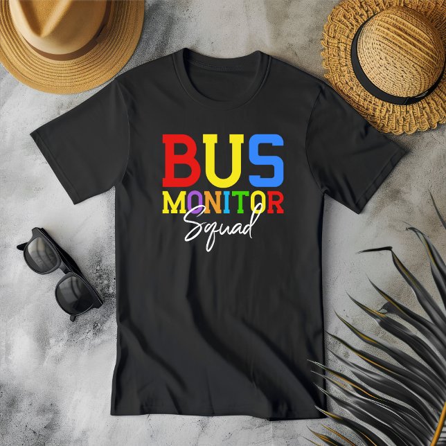 Camiseta Esquadrão de Monitor de Ônibus (Criador carregado)