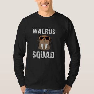 CAMISETA ESQUADRÃO DE MORSAS FOFAS ENGRAÇADAS AMANTES DE AN