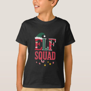 Camiseta Esquadrão de Natal da Família Elf Correspondente a