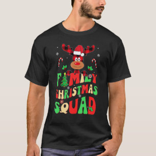 Camiseta esquadrão de natal da família rena 2022 equipe gro