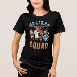 Camiseta Esquadrão de Natal | Design de Equipe de Férias Di