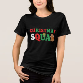 Camiseta Esquadrão de Natal | Design de Equipe de Férias Di