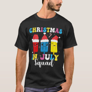 Camiseta Esquadrão de Natal em Julho Divertido Xmas de Verã
