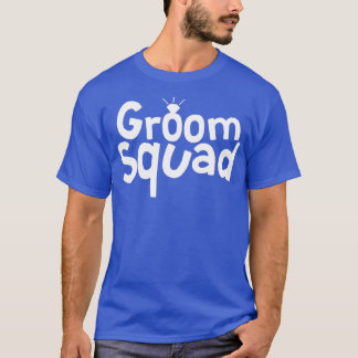 Camiseta esquadrão de noivado de solteiro