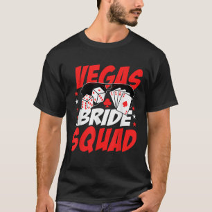 Camiseta Esquadrão de Noivas de Vegas Festa de Despedida de