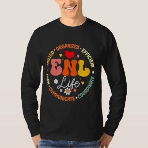 Camiseta Esquadrão de Nova Linguagem em Inglês do Professor