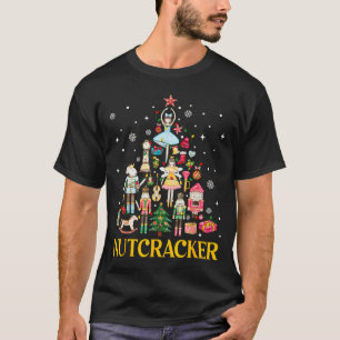 Camiseta Esquadrão de Nutcracker de Natal Balé Dança Mulher