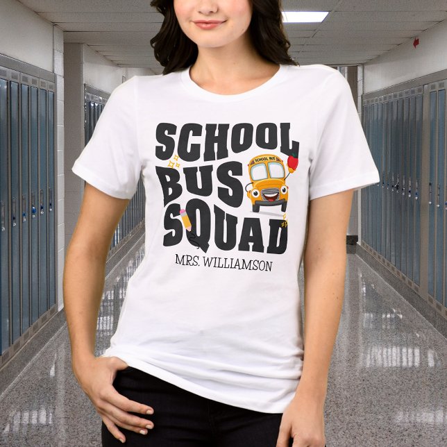 Camiseta Esquadrão de Ônibus Escolar (Criador carregado)