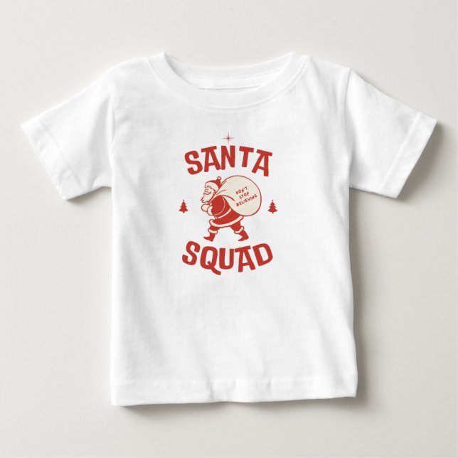 Camiseta esquadrão de papais noeis (Frente)
