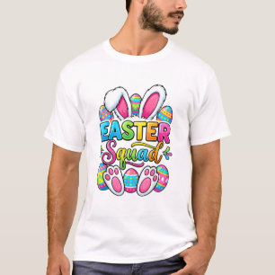 Camiseta Esquadrão de Páscoa Família Casal Páscoa Homens Mu