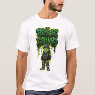 Camiseta Esquadrão de Picles Grafite Irado Gráfico de Hip H