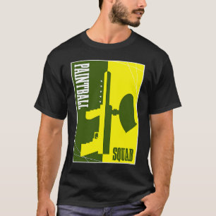Camiseta Esquadrão de Pintura Legal do Paintball dizendo