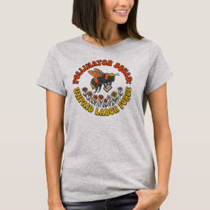 Camiseta Esquadrão de Polinizadores Divertidos Abelha da
