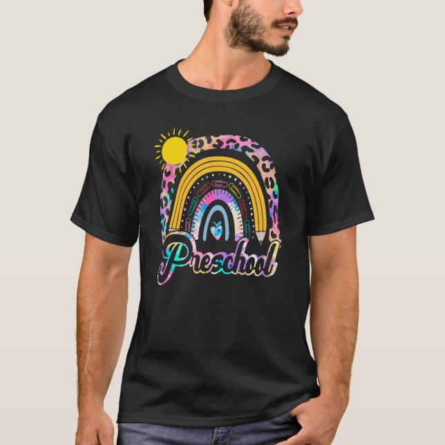 Camiseta Esquadrão De Pré-Escolas Da Equipe De Volta Às Cri (Frente)