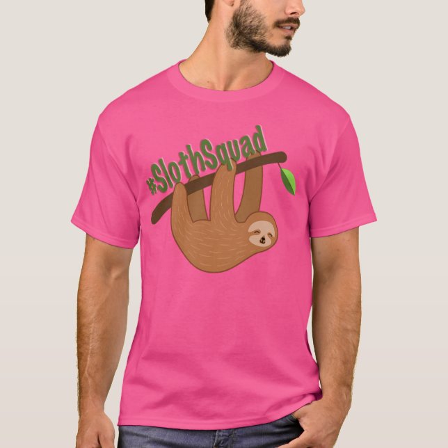 Camiseta Esquadrão de Preguiças (Frente)