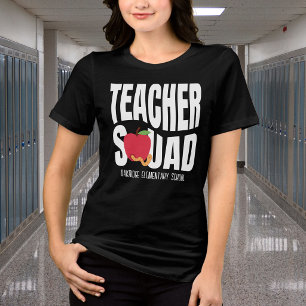 Camiseta Esquadrão de Professores da Maçã Vermelha Fofa