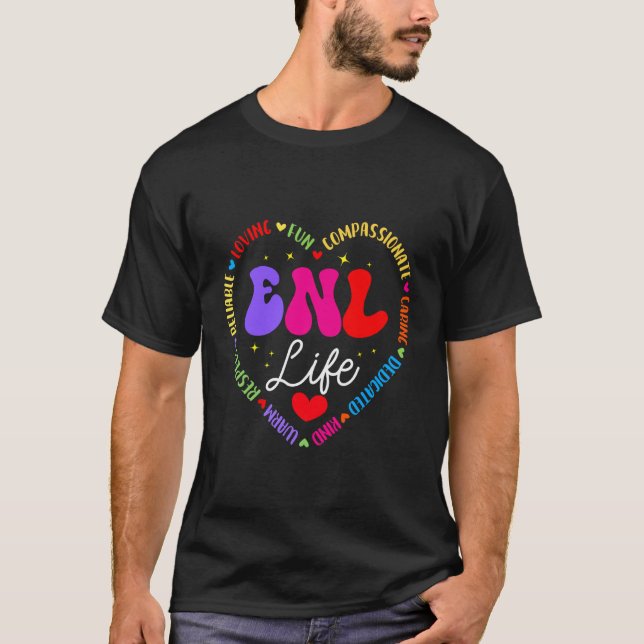 Camiseta Esquadrão de Professores de Inglês ENL Life (Frente)