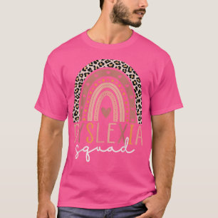 Camiseta Esquadrão De Professores Dislexia, Professora Leit