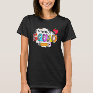 Camiseta Esquadrão De Professores Elementares Do Boho Leopa