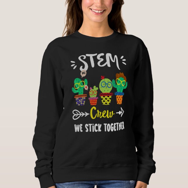 Camiseta Esquadrão de Professores Stem Crew da Equipe de Ca (Frente)
