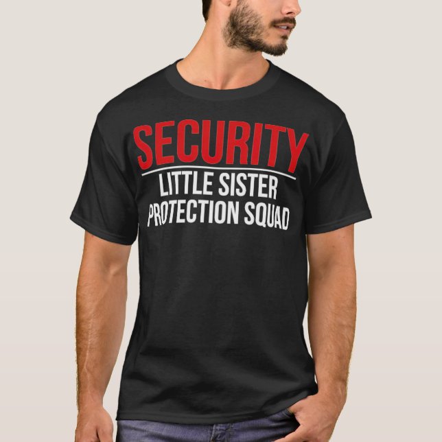 Camiseta Esquadrão de Proteção Irmã Irmã de Segurança (Frente)