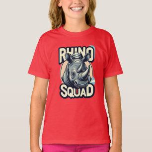 Camiseta Esquadrão de Rinocerontes" - Fique Firme Juntos