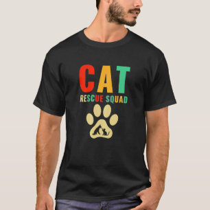 Camiseta Esquadrão de Salvamento de Gato de Abrigo Animal