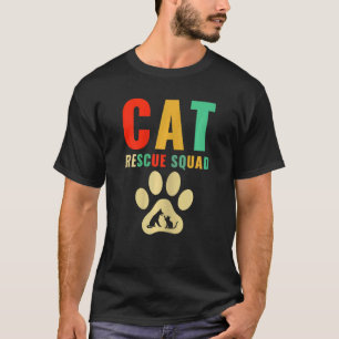 Camiseta Esquadrão de Salvamento de Gato de Abrigo Animal