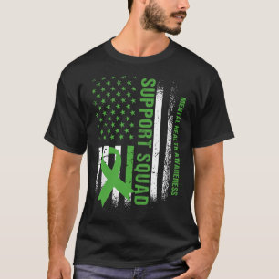 Camiseta Esquadrão de Saúde Mental Sensibilizar-nos Sinaliz