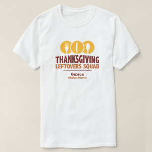 Camiseta Esquadrão de Sobras do Dia de Ação de Graças