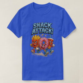 Camiseta Esquadrão de Super Herói da Comida Engraçada com A