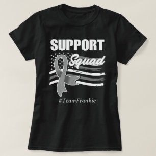 Camiseta Esquadrão de Suporte à Consciência do Cancer Céreb
