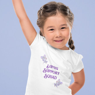 Camiseta Esquadrão de Suporte da Borboleta de Lupus Puro