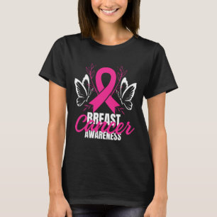 Camiseta Esquadrão de Suporte de Fita Rosa de Consciência d