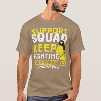 Camiseta Esquadrão de Suporte I Cancer Retinobl de Infância