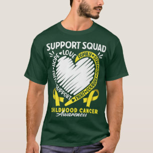 Camiseta Esquadrão de Suporte I Fita de Consciência Dourada