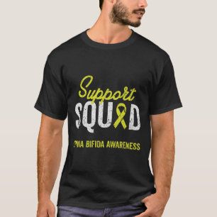 Camiseta Esquadrão de suporte Spina Bifida Warrior Survivor