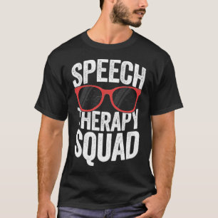 Camiseta Esquadrão de Terapia de Fala Funny SLP T Para vol
