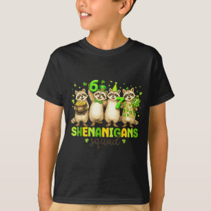 Camiseta Esquadrão de travessuras guaxinim para crianças mu