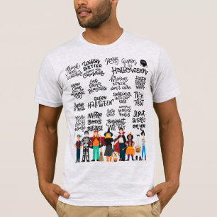 Camiseta Esquadrão de Trick ou Treat do Halloween - Linha d