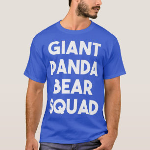 Camiseta Esquadrão de Urso de Panda Gigante - Urso de Panda