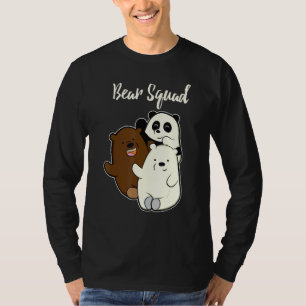 Camiseta Esquadrão De Urso Engraçado Para Urso De Panda Gri