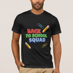 Camiseta Esquadrão de Volta às Aulas com Design de Lápis Ka