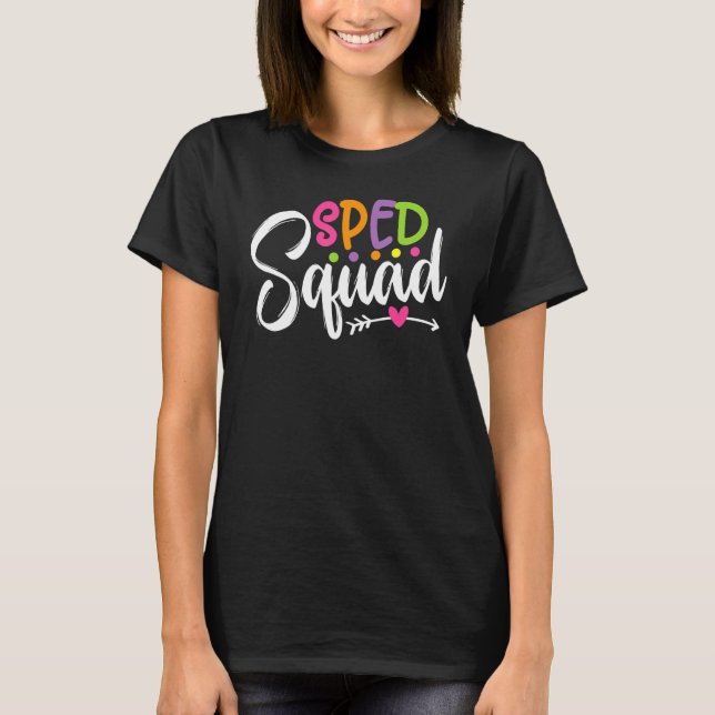 Camiseta Esquadrão De Volta Para O Professor De Escola (Frente)